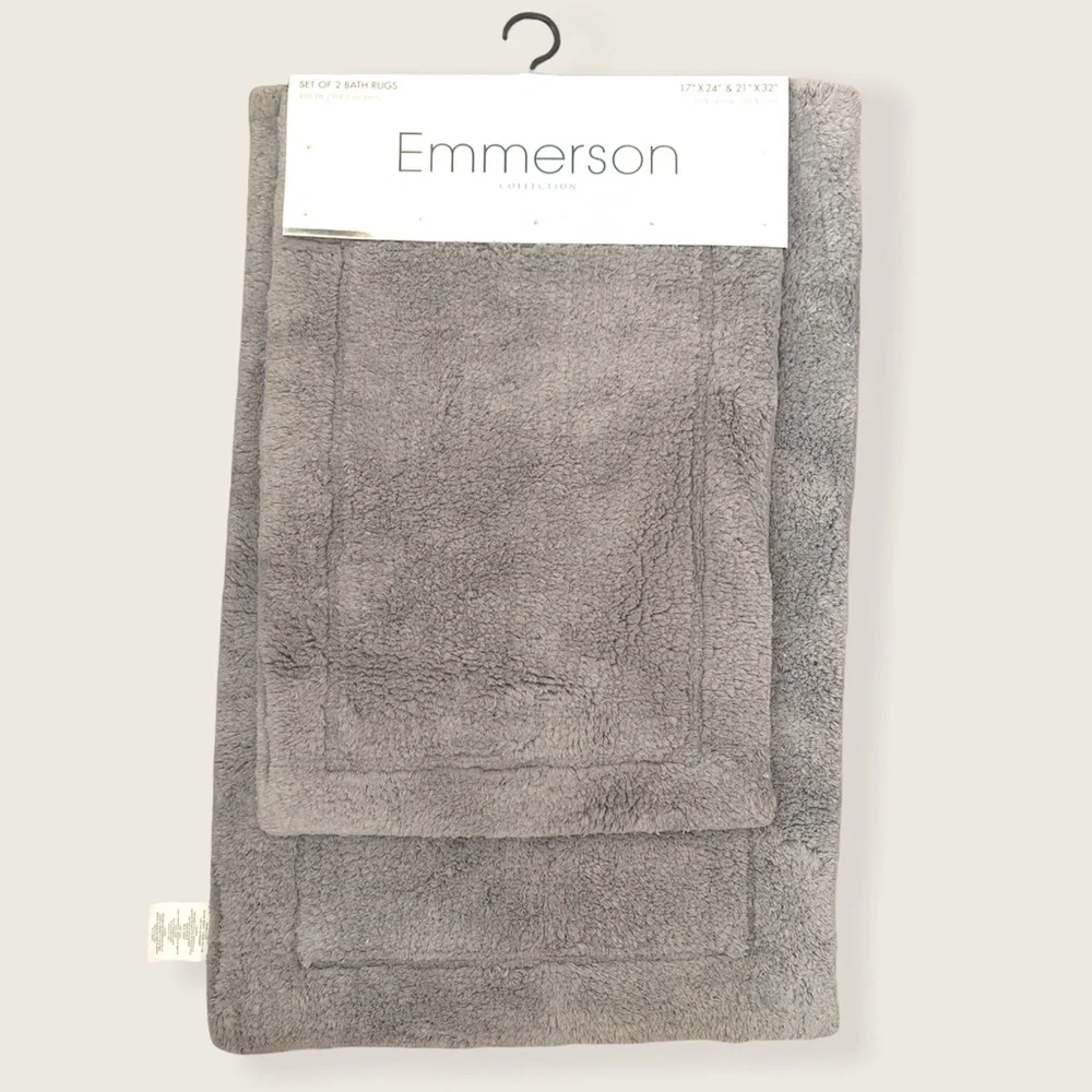 2 PIECE BATH RUGS / EMMERSON COLLECTION